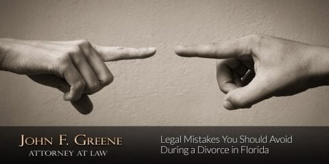 Legal Mistakes You Should Avoid During a Divorce in Florida
