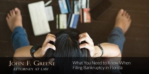 What You Need to Know When Filing Bankruptcy in Florida