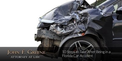 10 Steps to Take After Being in a Florida Car Accident