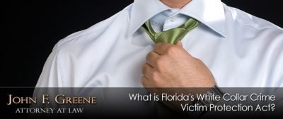 What is Florida's White Collar Crime Victim Protection Act?