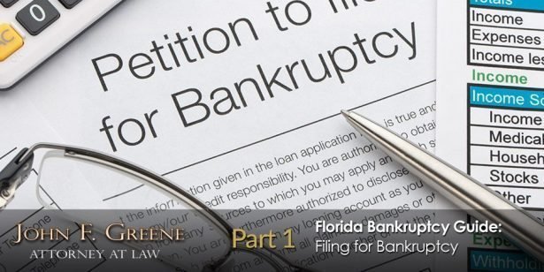Florida Bankruptcy Guide - Part 1 - Filing for Bankruptcy