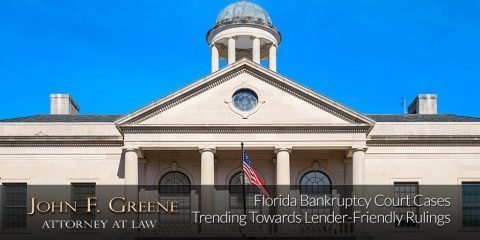 Florida Bankruptcy Court Cases Trending Towards Lender-Friendly Rulings
