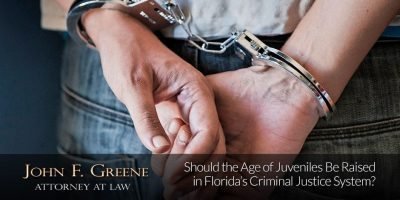Should the Age of Juveniles Be Raised in Florida's Criminal Justice System?