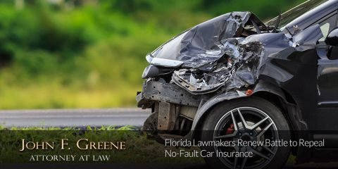 Florida Lawmakers Renew Battle to Repeal No-Fault Car Insurance